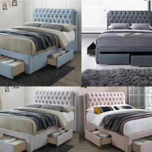 Signature Fabric Storage Bed (4 Drawers)