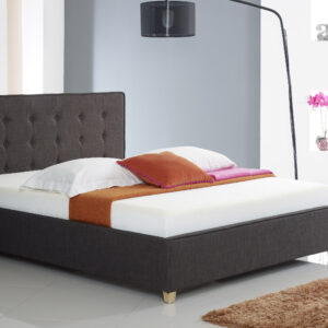 Blakewel Charcoal Fabric Bed