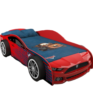 Red Mustang Panther Car Bed